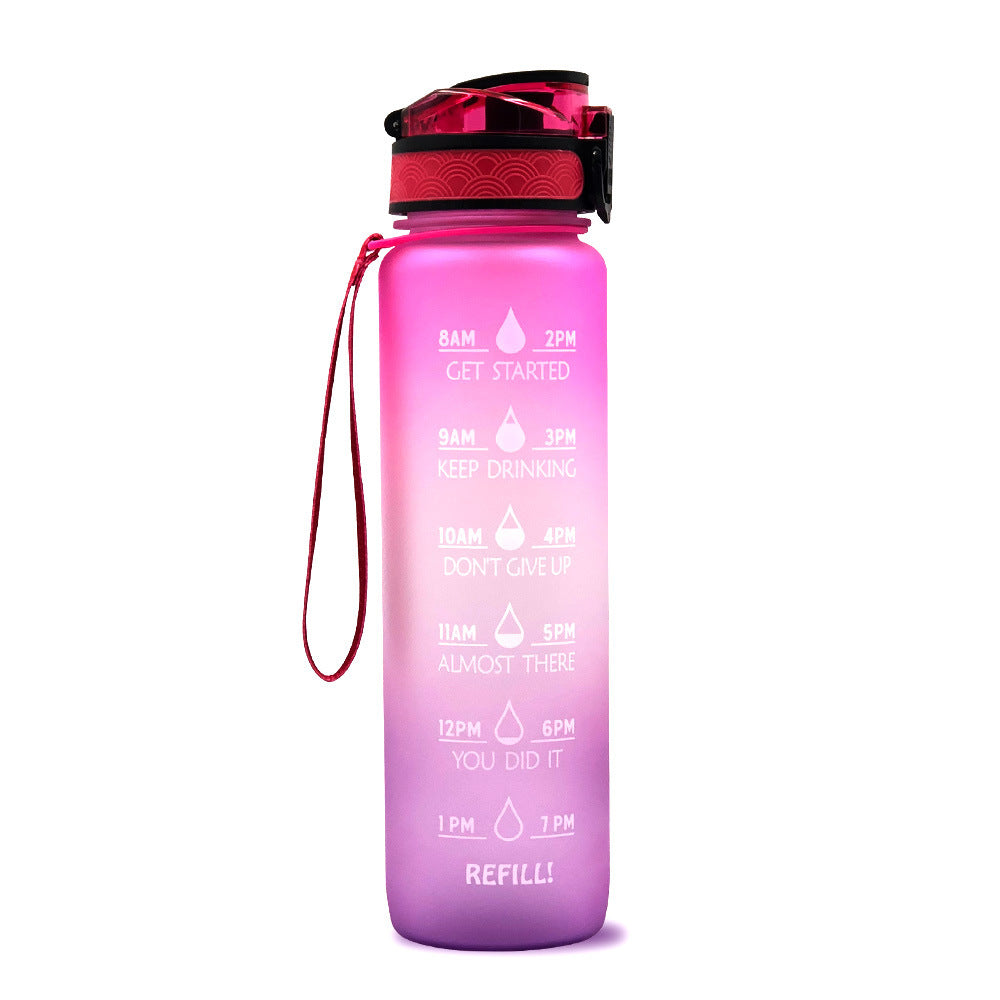 1L Tritan Water Bottle With Time Marker Bounce