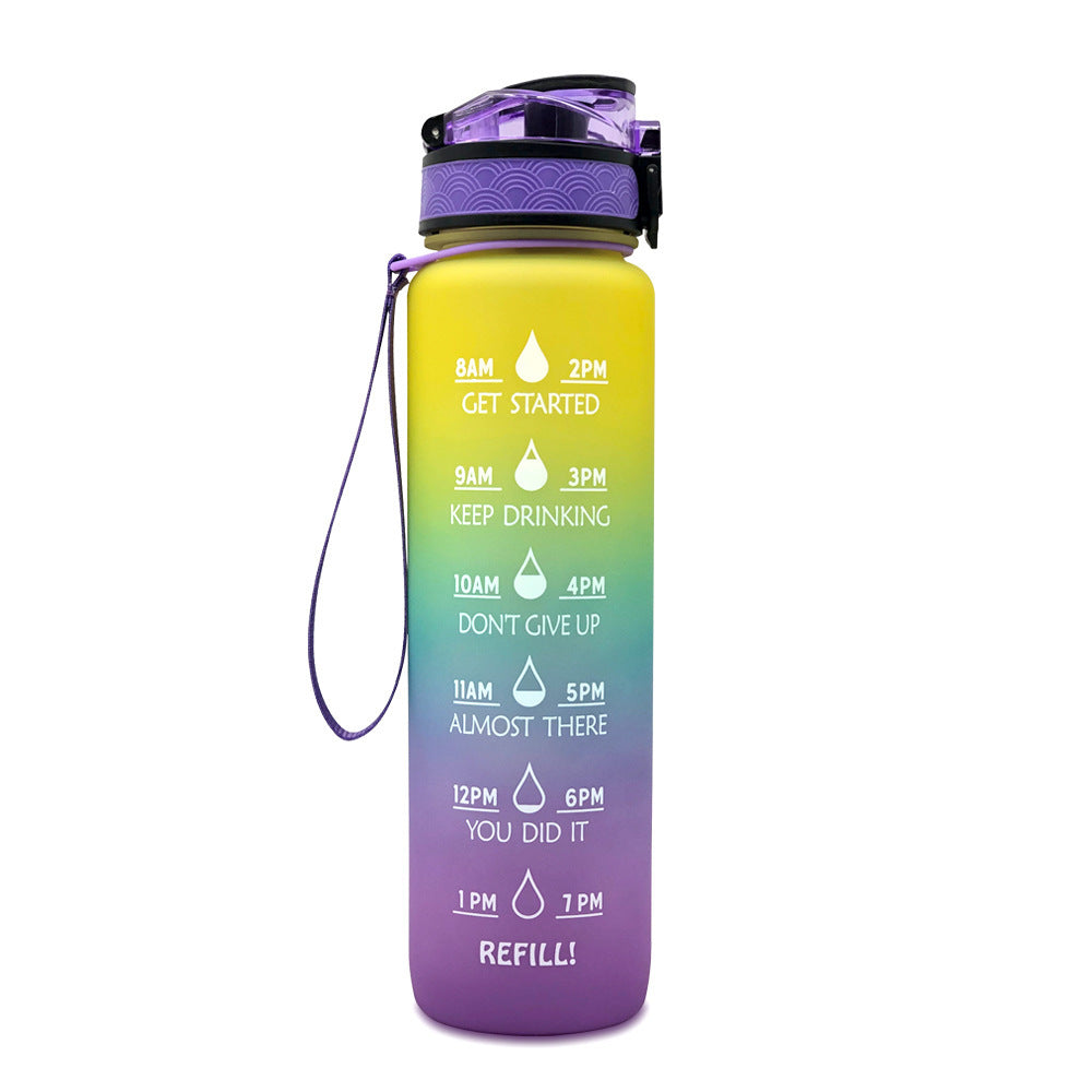 1L Tritan Water Bottle With Time Marker Bounce