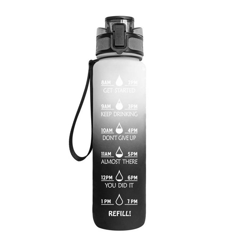 1L Tritan Water Bottle With Time Marker Bounce