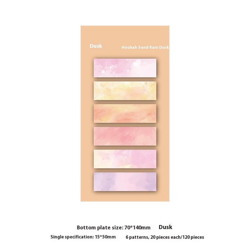 Gradient Sticky Notes Internet Celebrity Girl Sticky Note Dusk