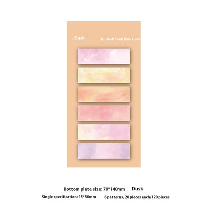 Gradient Sticky Notes Internet Celebrity Girl Sticky Note Dusk