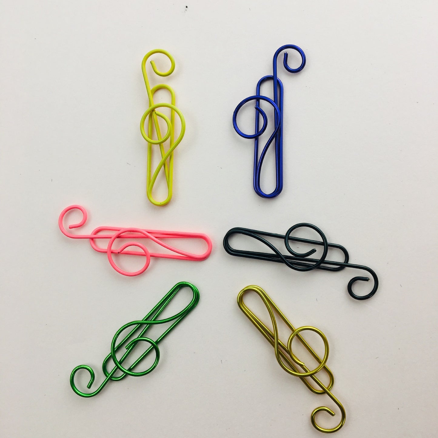 Color Music Character Paper Clips