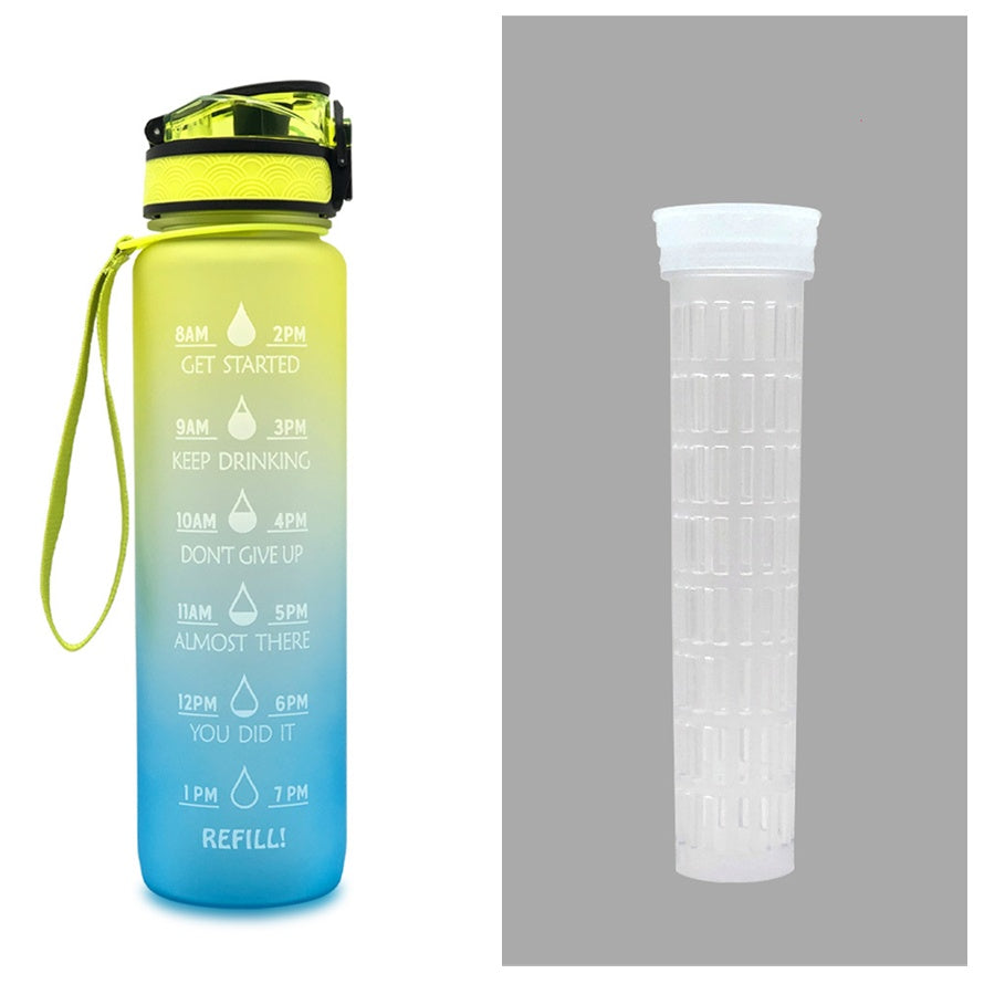 1L Tritan Water Bottle With Time Marker Bounce