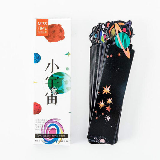 Boxed paper bookmarks