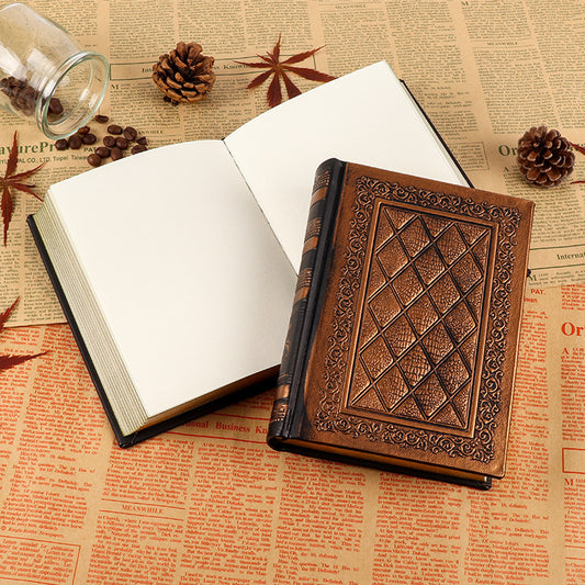 Leather Notebook Bronze