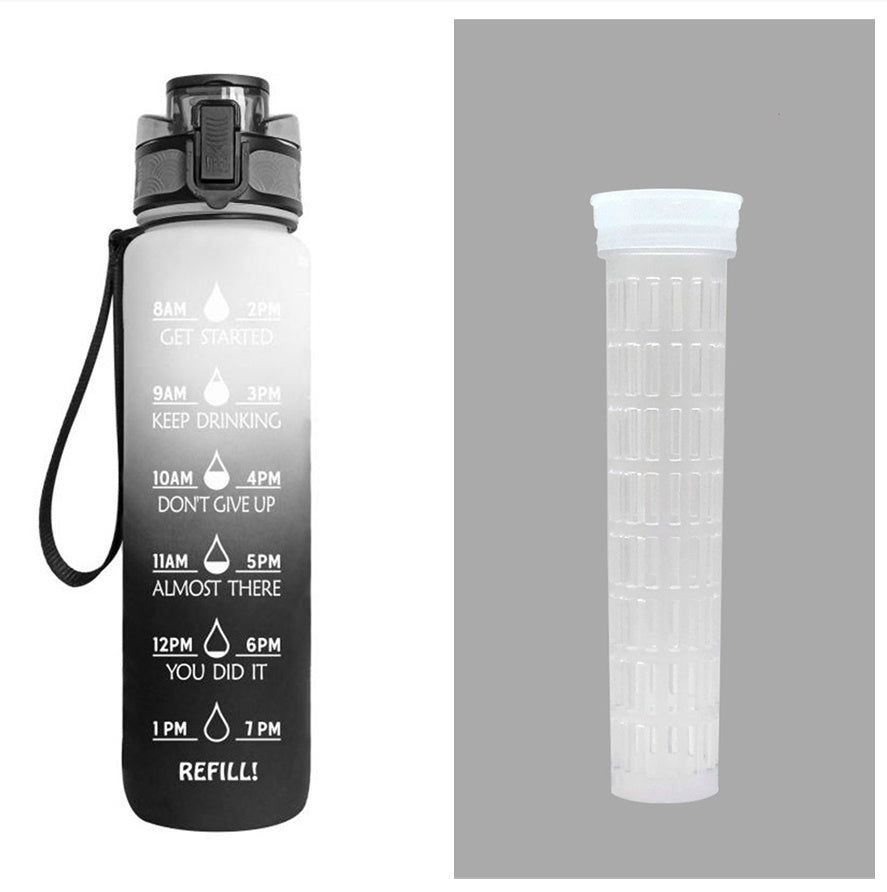 1L Tritan Water Bottle With Time Marker Bounce