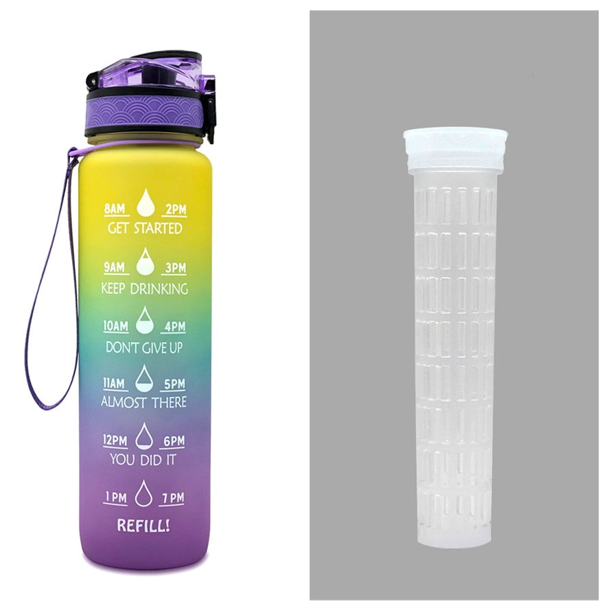 1L Tritan Water Bottle With Time Marker Bounce