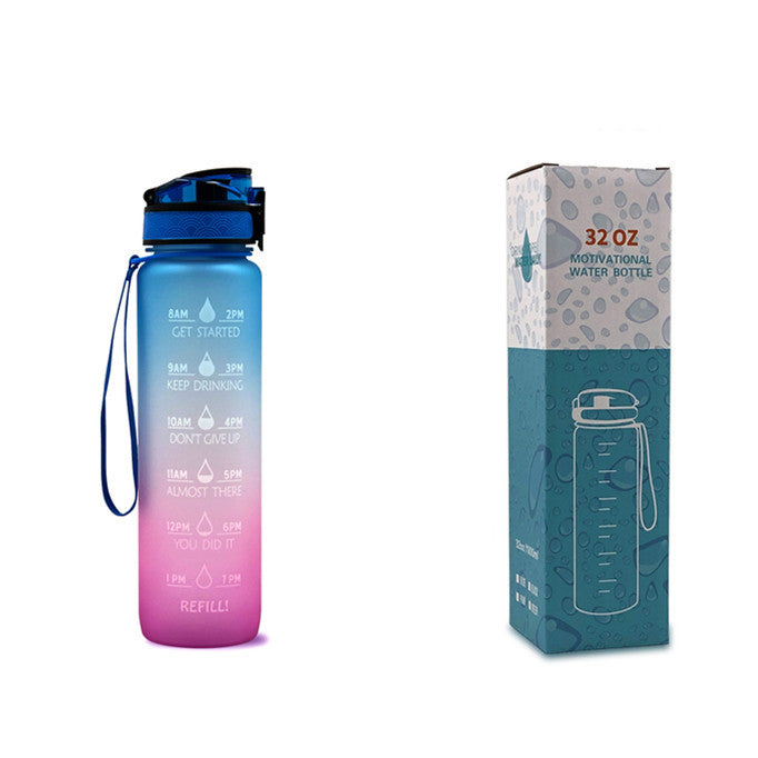 1L Tritan Water Bottle With Time Marker Bounce