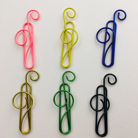 Color Music Character Paper Clips