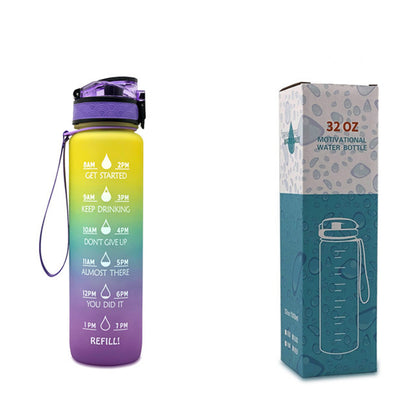 1L Tritan Water Bottle With Time Marker Bounce