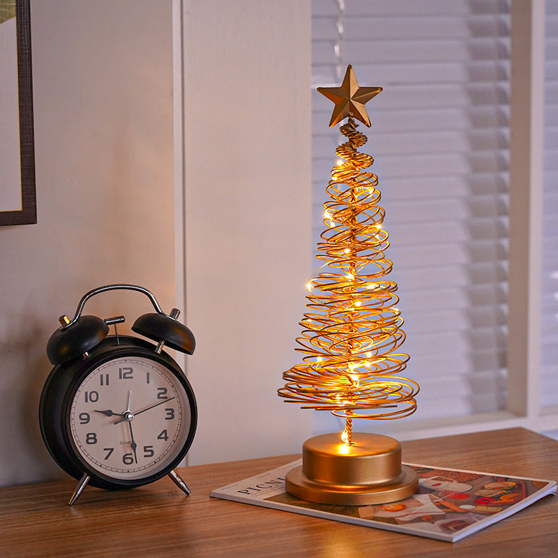 LED Christmas Tree Lamp Golden